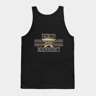 Freedom Liberty Independence Tank Top